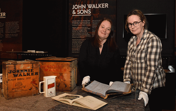 Historical Johnnie Walker artefacts to go on display