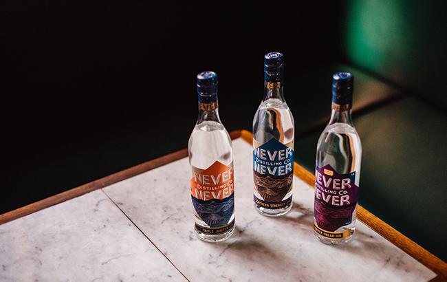 Never Never Distilling Co range