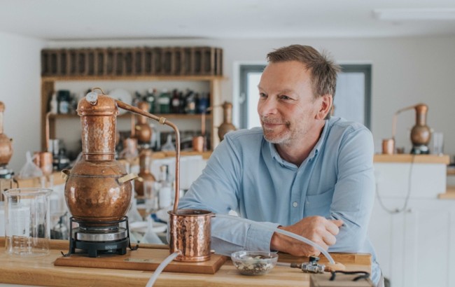 Jason Nickels, Master Distiller at Salcombe Gin