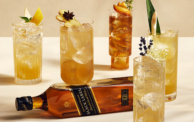 Johnnie Walker highballs