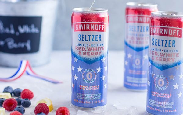Smirnoff unveils Red, White and Berry Seltzer