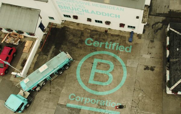 Bruichladdich first Scotch distillery to gain B Corp status
