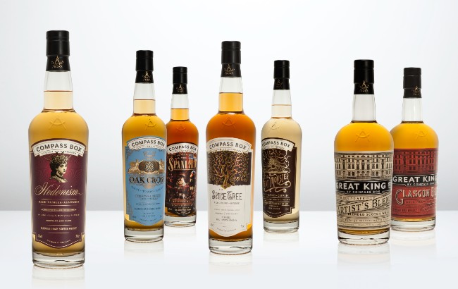 Compass Box whiskies