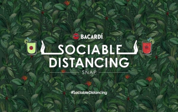 Bacardi Snapchat lens encourages 1m distancing