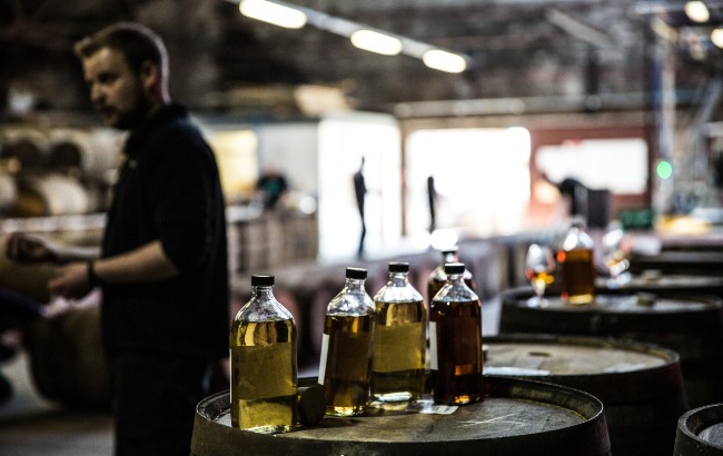 Bruichladdich warehouse