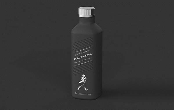 Diageo creates paper bottle for Johnnie Walker