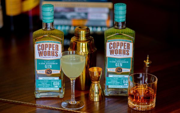Copperworks ages gin in Laphroaig and Caol Ila casks