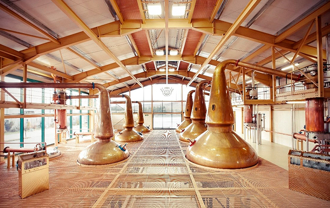 The Glenlivet Distillery stills
