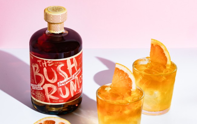 Spiced Bush Rum with Ginger Beer
