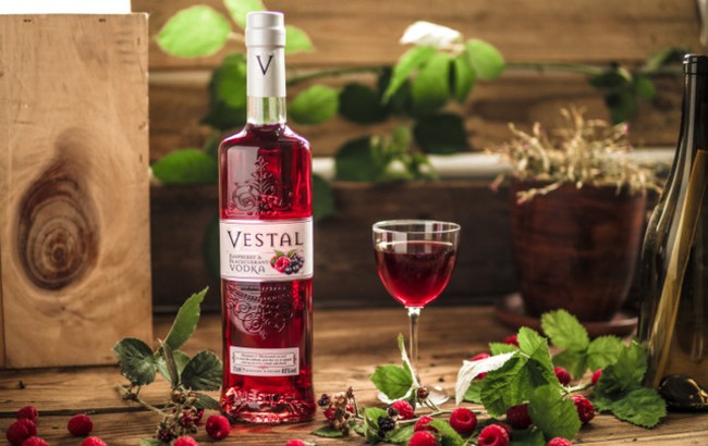 Vestal Vodka Raspberry and Blackcurrant