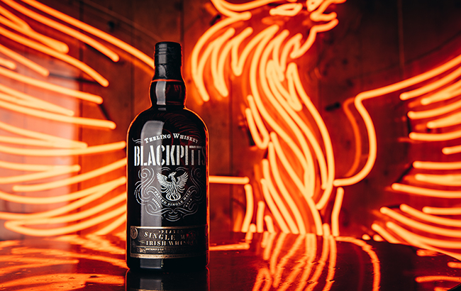Blackpitts Peated Single Malt is described as a "truly unconventional Irish whiskey"