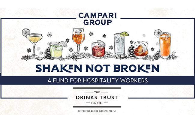 Campari launched the Shaken Not Broken fund for on-trade workers in April this year