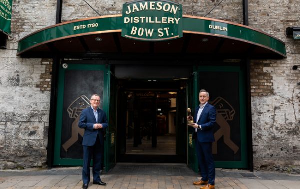 Jameson Bow St crowned top distillery tour
