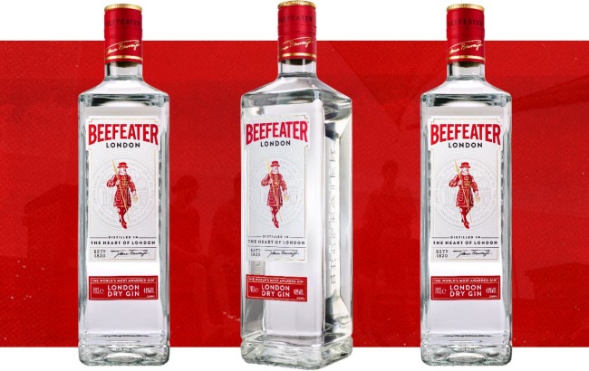 Beefeater GIn sustainable packaging