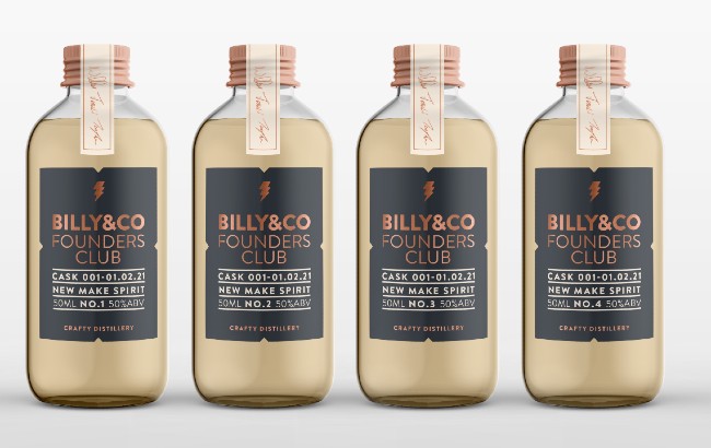 Billy & Co Founders Club Bottles