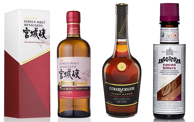 Nikka, Courvoisier and Angostura