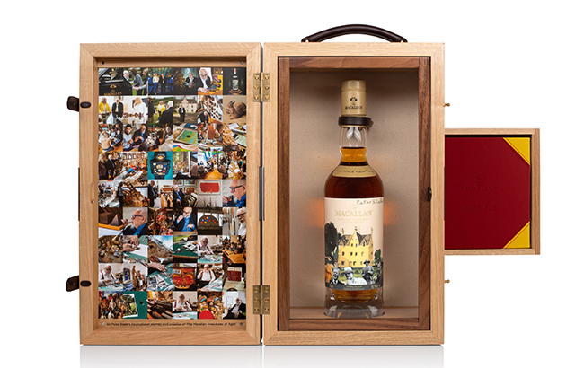 Macallan's A New Era of Advertising bottle