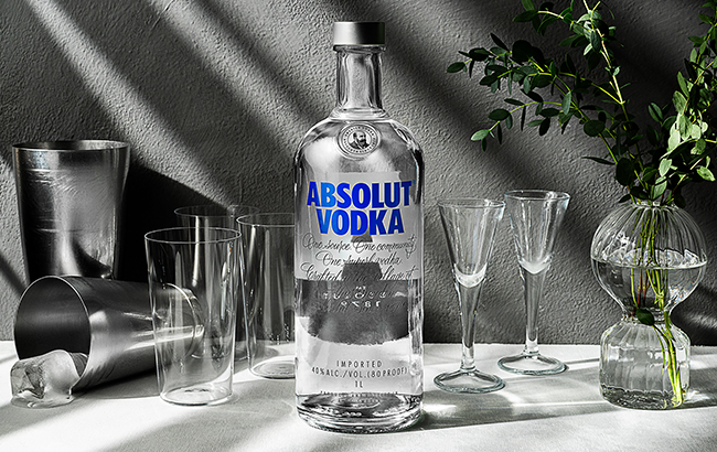 Absolut on-screen