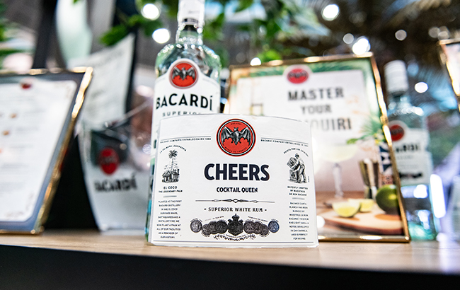 Bacardi rum labels