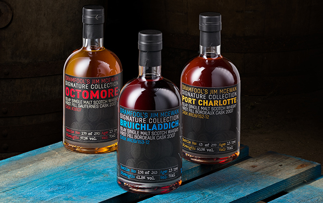 Jim McEwan's whisky range