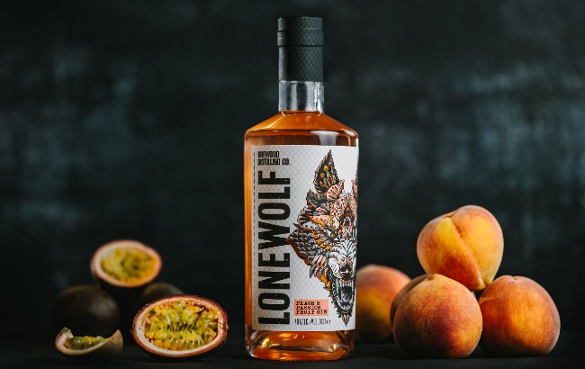 Lonewolf Passionfruit Peach gin