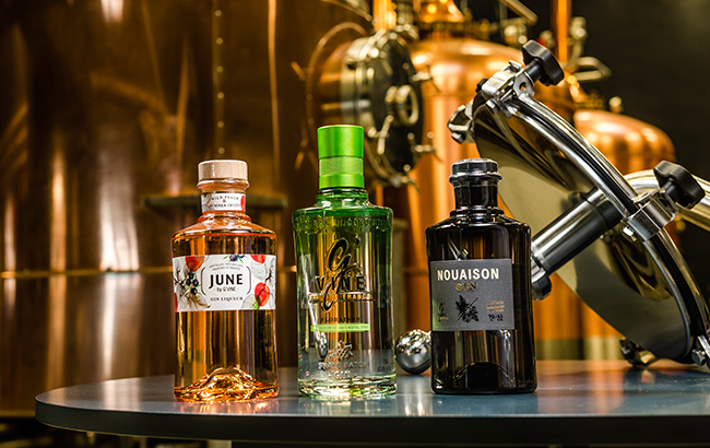 Maison Villevert's gin portfolio