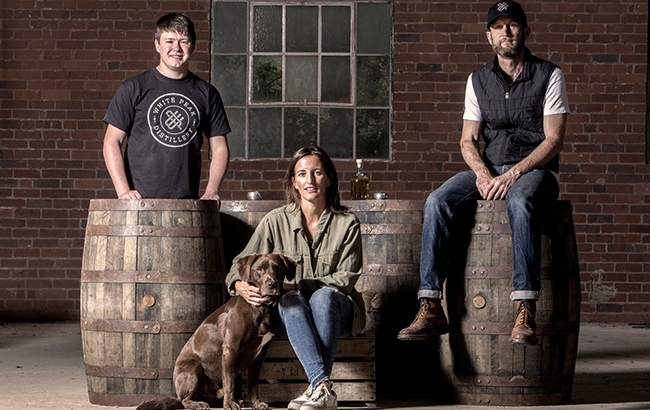 White Peak Distillery team