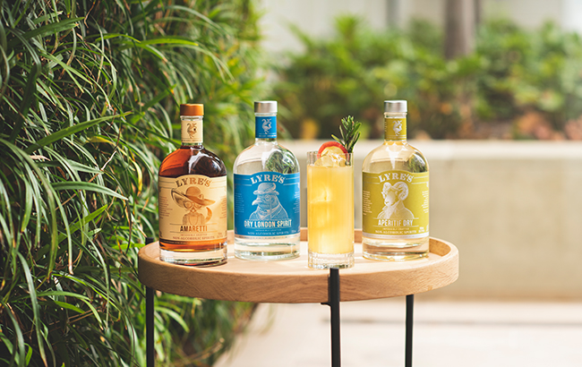 Lyre's range of alcohol-free spirits