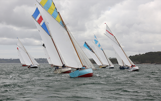 Sailing durning Falmouth Sailing Week 