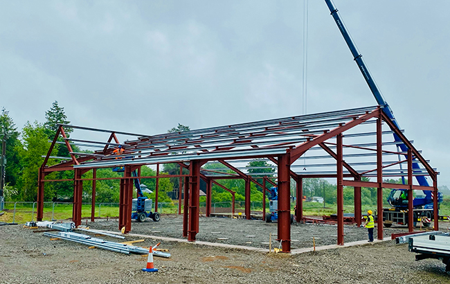 Moffat Distillery under construction