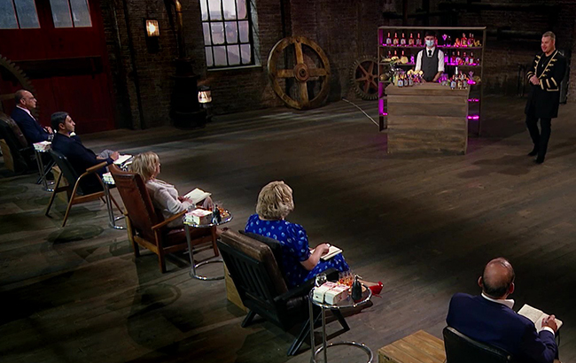 Tom Hurst of Rockstar Spirits appeared on Dragons' Den