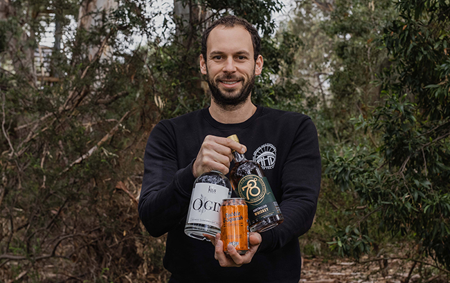 Sacha La Forgia, founder and head distiller of Adelaide Hills Distillery