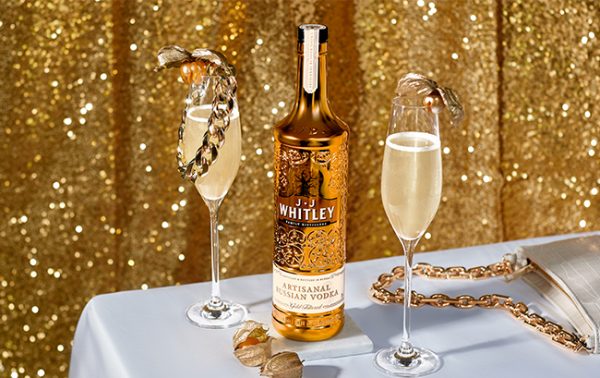 JJ Whitley unveils gold-filtered vodka