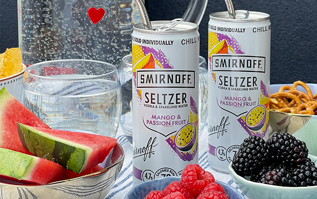 Smirnoff taps hard seltzer trend with new canned duo, News