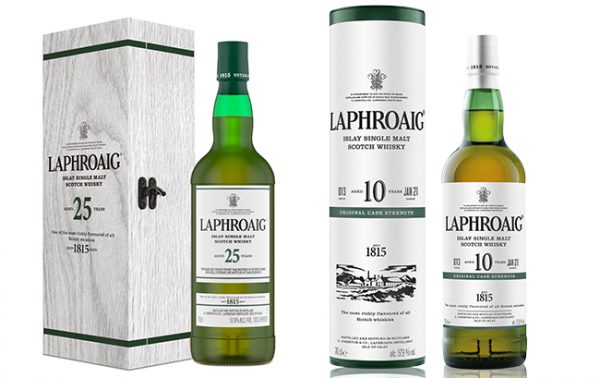 Laphroaig unveils cask strength whiskies