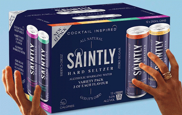 Saintly unveils cocktail-inspired hard seltzers