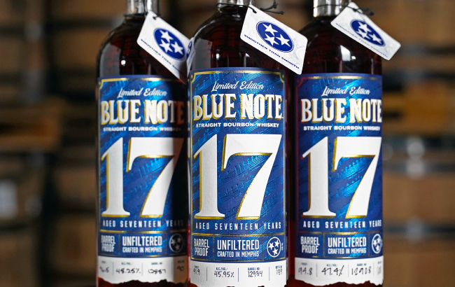 Blue Note Bourbon is owned by B R Distilling