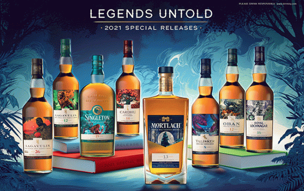 Diageo Special Releases 2021: Legends Untold