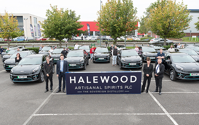 Halewood Artisnal Spirits has made its fleet of vehicles electric