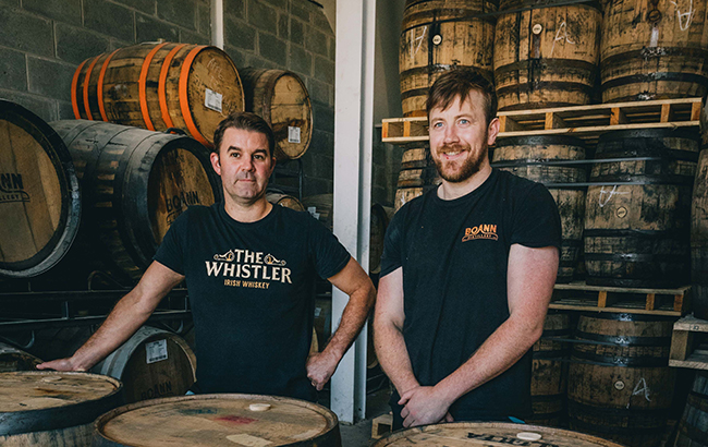 Boann Distillery whiskey maturation