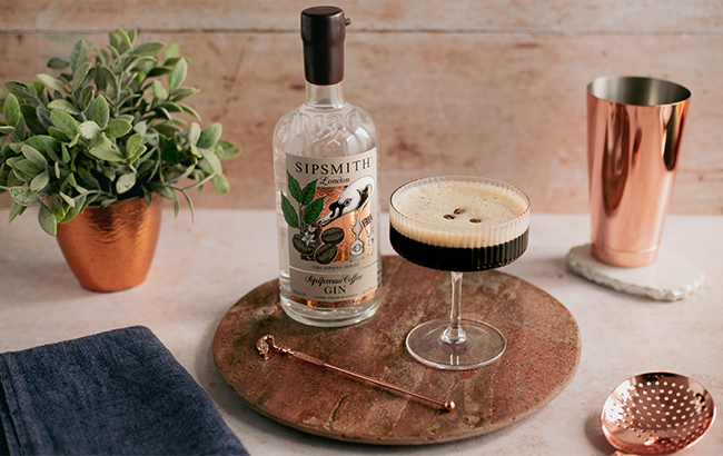 Sipsmith Sipspresso Gin and Martini shot