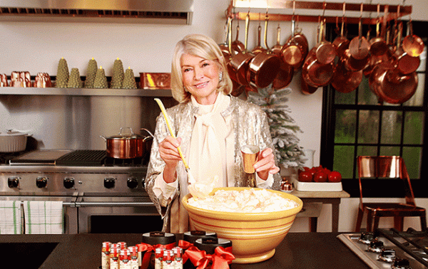 Martha Stewart stars in festive Flaviar campaign