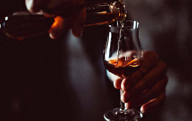 Pouring Cognac