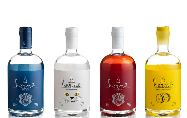 Hernö gin range