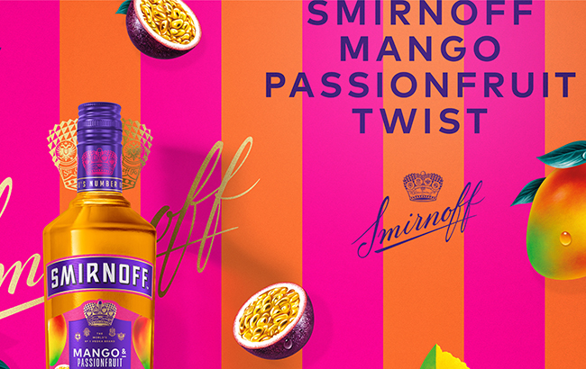 Smirnoff vodka mango passionfruit