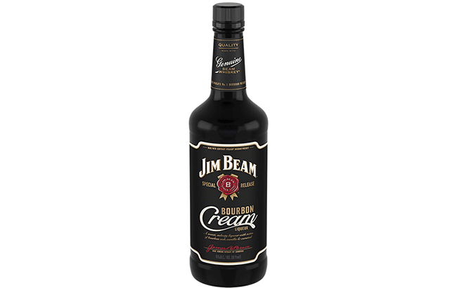 Jim Beam Bourbon Cream bottle
