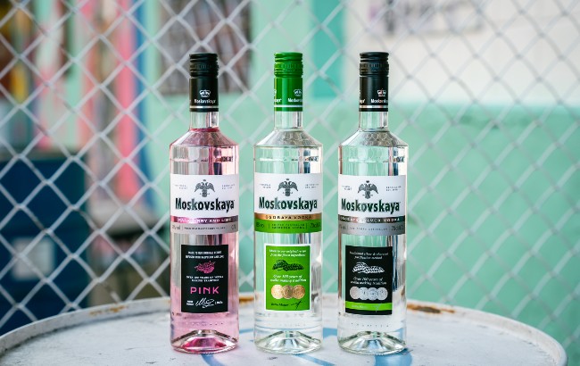 Moskovskaya Vodka lineup