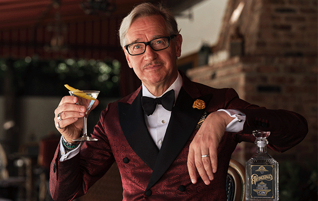 Paul Feig with an Artingstall's Gin Martini