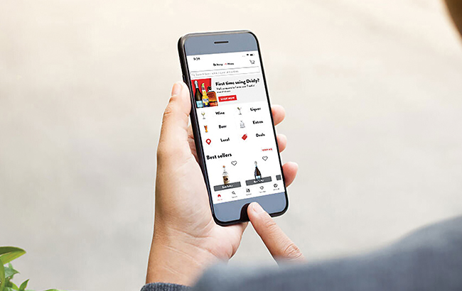 Online alcohol app Drizly