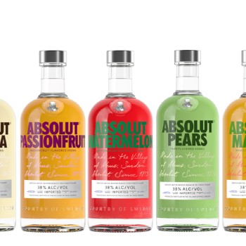 Absolut vodka flavours